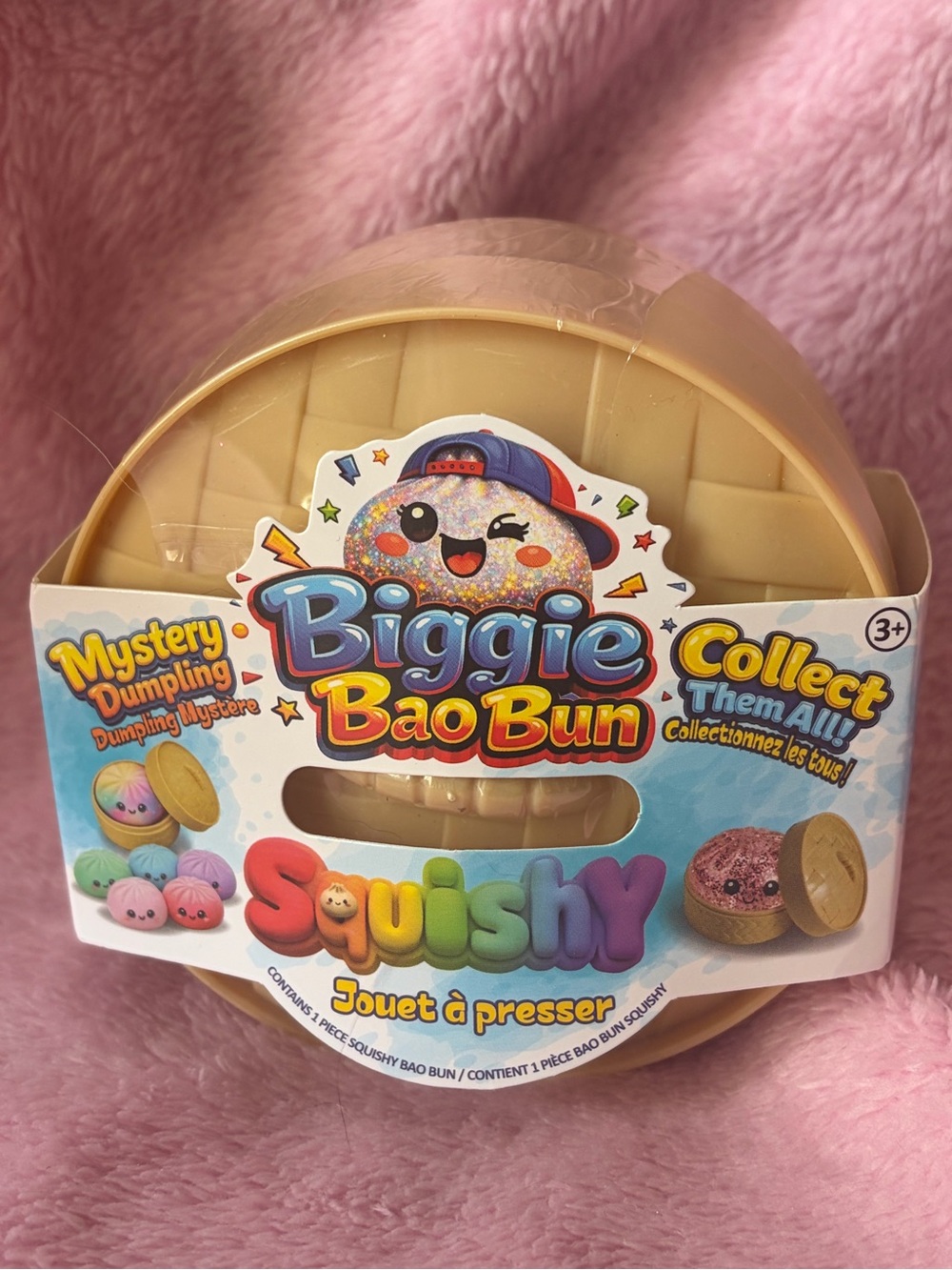 Biggie Bao Bun Mystery Dumpling Squish Fidget Toy Stress Reliever BRAND NEW